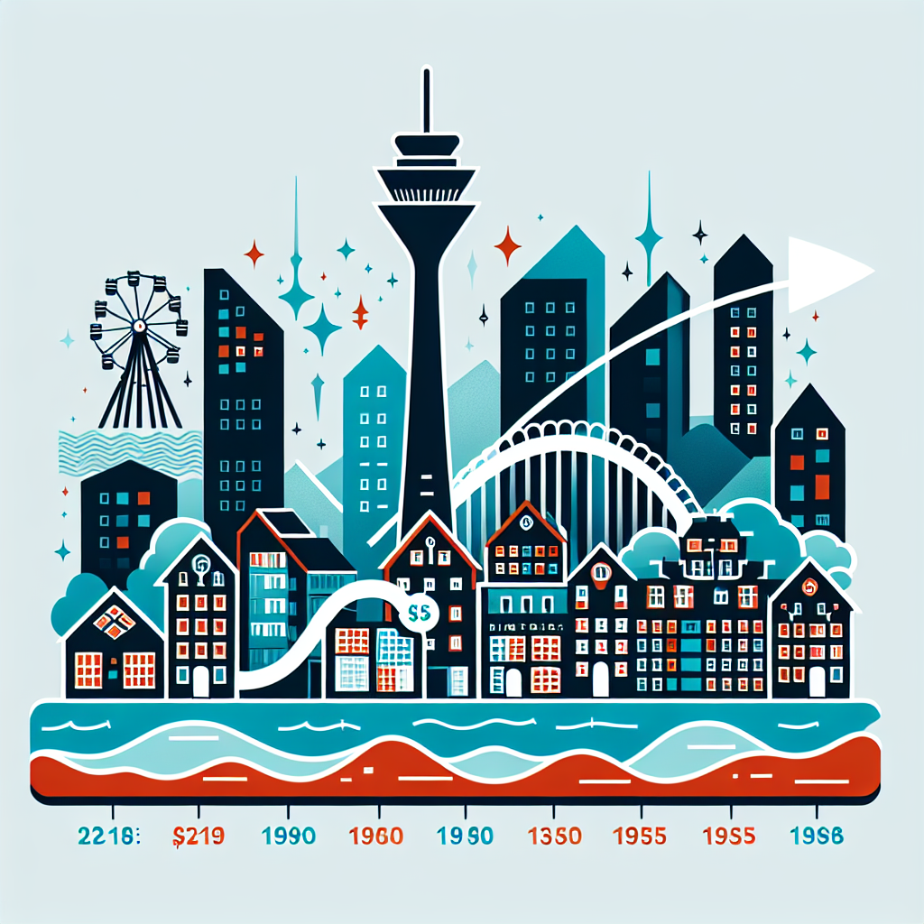 Mietspiegel-Entwicklung Düsseldorf Stockum vs. andere Stadtteile